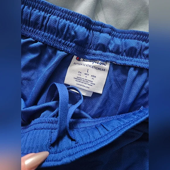 🆕️MENS- Champion Blue Athletic Shorts - Picture 2 of 9